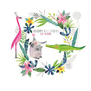 Children's Birthday Card - Party In The Jungle