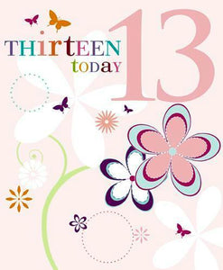 Age 13 - 13th Birthday - Sparkly Text 13