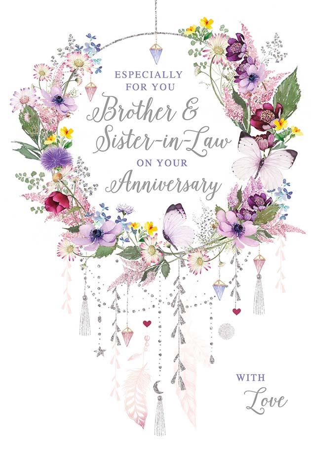 Happy anniversary wishes to deals brother and sister in law