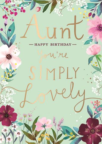 Aunt Birthday - Lovely Aunt