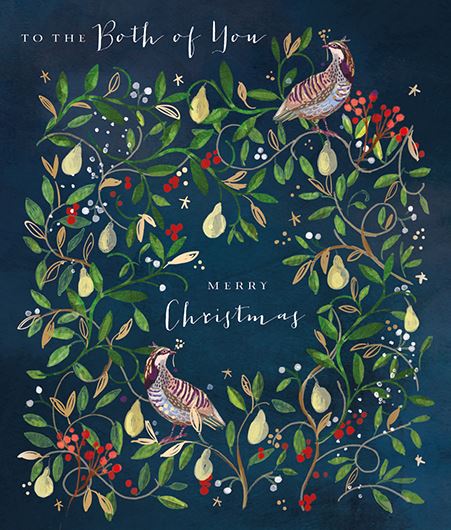 Christmas Card - Both Of You - Partridge In The Pear Tree