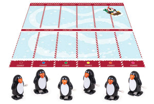 Christmas Crackers - 6 Penguin Racing