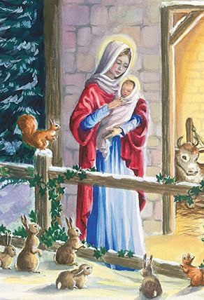 Charity Christmas Cards - Pack of 6 - Madonna and Child