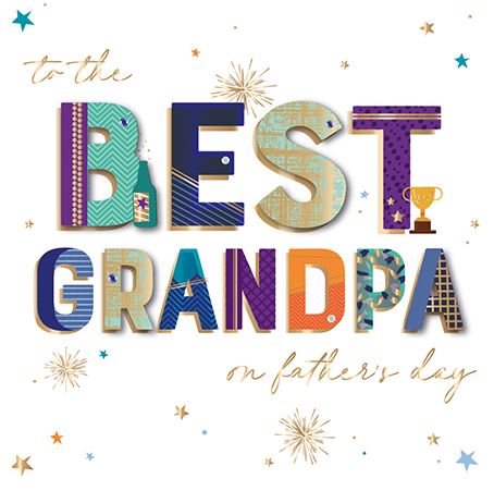 Father's Day Card - Grandpa - Best Grandpa