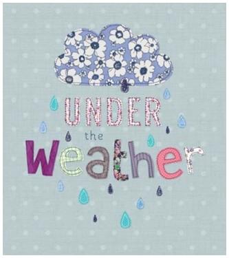 Get Well Soon Card - Under the Weather Cloud