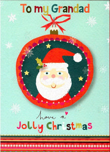 Christmas Card - Grandad - Jolly Christmas