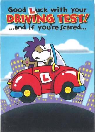 Good Luck Card - Driving Test - Learner Car