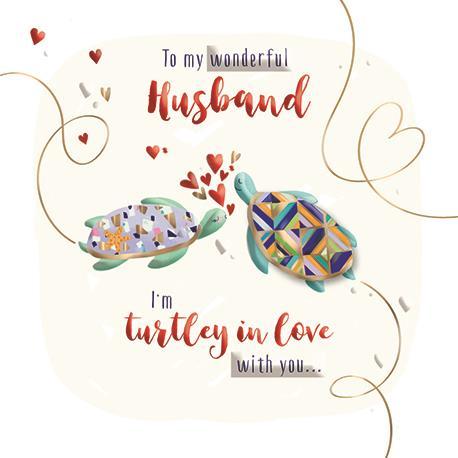Valentine Card - Husband - Valentine's Turtles Valentine's Day Cards in France