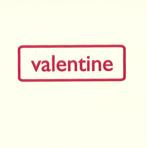 Valentine Card - Valentine Red Border Valentine's Day Cards in France