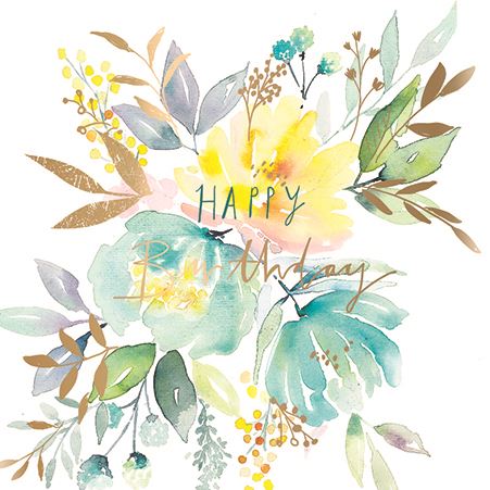 Birthday Card - Beautiful Blooms