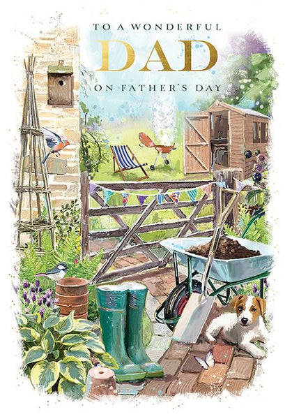 Father's Day Card - A Day In The Garden
