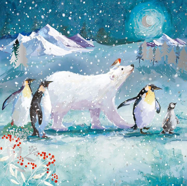 Christmas Cards - 10 Premium Christmas Cards - Arctic Christmas