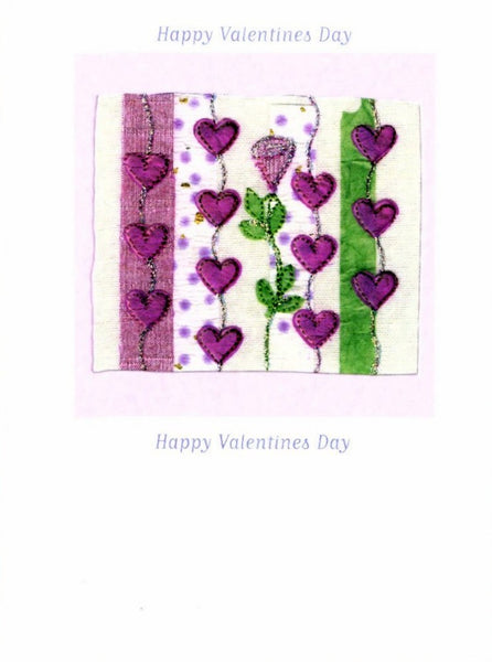 Valentine Card - Valentine Cascading Hearts Valentine's Day Cards in France