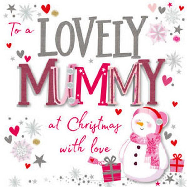 Christmas Card - Mummy - Lovely Mummy