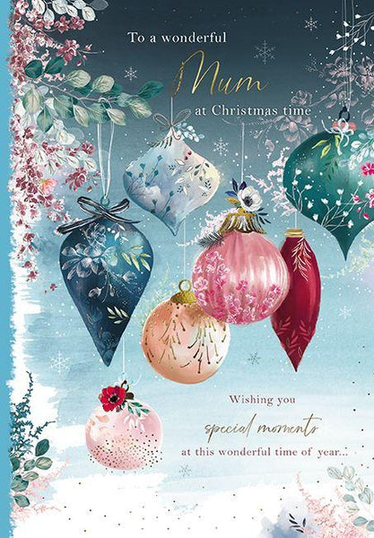 Christmas Card - Mum - Giselle Baubles