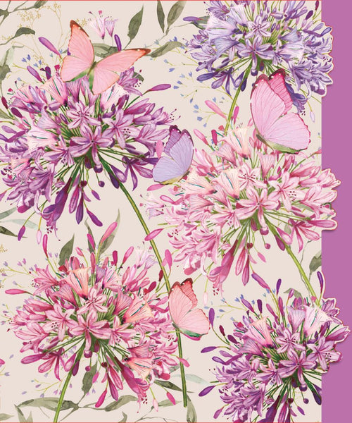 Blank Card - Allium On Linen