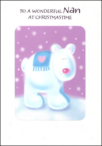 Christmas Card - Nan - Polar Bear