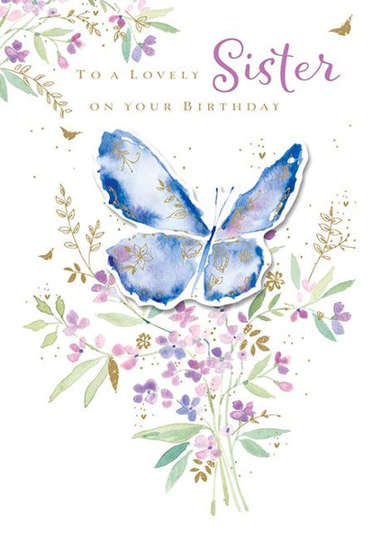 Sister Birthday - Restful Butterfly