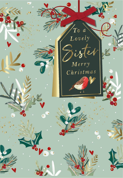 Christmas Card - Sister - Lovely Christmas