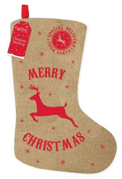 Christmas Gift Stocking - Stag