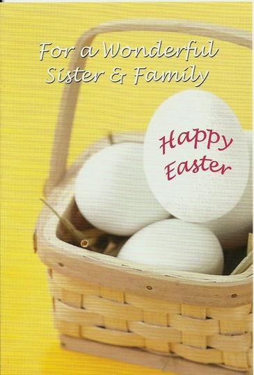 Easter Card - Sister & Family