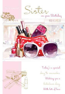 Sister Birthday - Sunglasses and Make-up