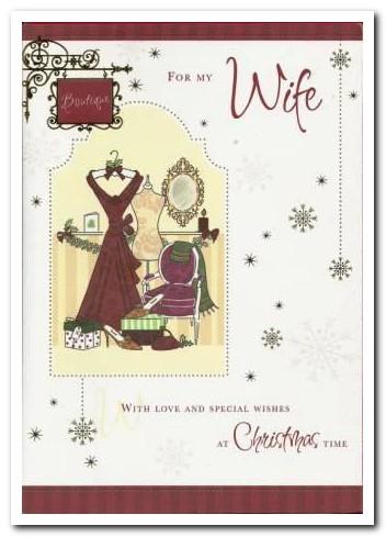 Christmas Card - Wife - Christmas Dress