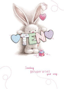 Age 10 - 10th Birthday - Bebunni Ten