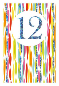 Age 12 - 12th Birthday - Twisted Ribbon from Nigel Quiney Publications, English Cards in France