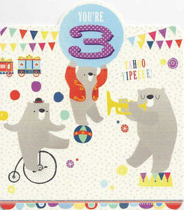 Age 3 - 3rd Birthday - Bears