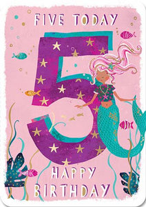 Ling Design Age 5 - 5th Birthday - Five Today