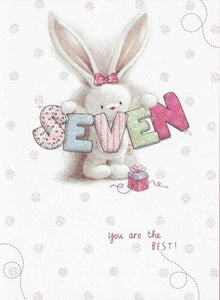 Age 7 - 7th Birthday - Bebunni Seven