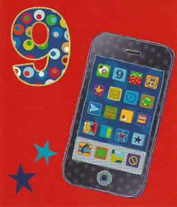 Age 9 - 9th Birthday - Phone