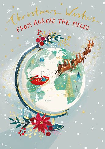 Ling Design Christmas Card - Across The Miles - Magical Christmas, English Christmas Cards in France