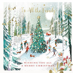 Christmas Card - All The Family - Magical Tree In The Forest