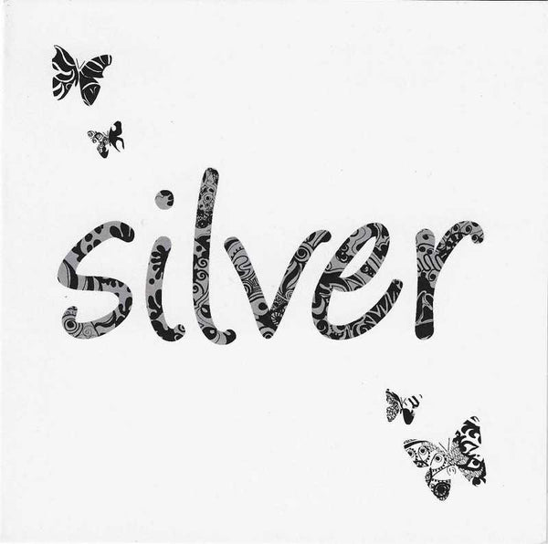 Anniversary Card - 25th Silver Anniversary - Silver