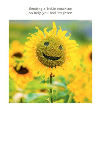 Get Well Soon Card - Get Well Sunflower from The Art Group, English cards in France