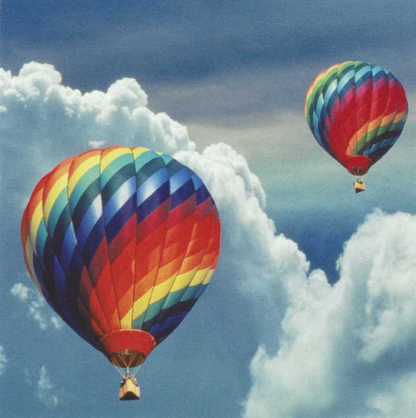 Leaving / Goodbye Card - Hot Air Balloons