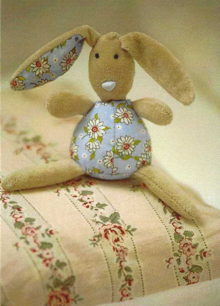 New Baby Boy Card - Soft Rabbit