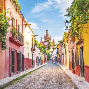 Blank Card - The Streets of San Miguel de Allende in Guanajuato, Mexico