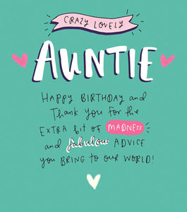 Auntie Birthday - Crazy Lovely