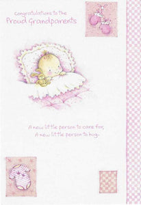 New Baby Grandchild Card - A New Little Person