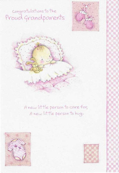 New Baby Grandchild Card - A New Little Person