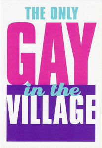 Humour Card - The only Gay...