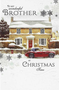 Christmas Card - Brother - Sports Car