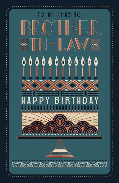 Brother-in-Law Birthday - Amazing Brother-in-Law from Paper Rose, English cards in France