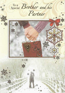 Christmas Card - Brother and Partner - Holding Hands