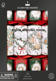 Craquelins de Noël - 12 Douze jours de Noël Craquelins de Noël de luxe de 12 pouces