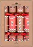 Christmas Crackers - 12 Joyful Ginger 12 inch Deluxe Christmas Crackers from Heart and Soul Studio Celebration Crackers, Christmas Crackers in France, Crackers de Noel, Petards de Noel en France, Diablotins en France