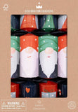 Heart and Soul Studio Celebration Christmas Crackers - 12 Festive Gonk 12 inch Family Christmas Crackers, Christmas Crackers in France, Crackers de Noel, Petards de Noel en France, Diablotins en France